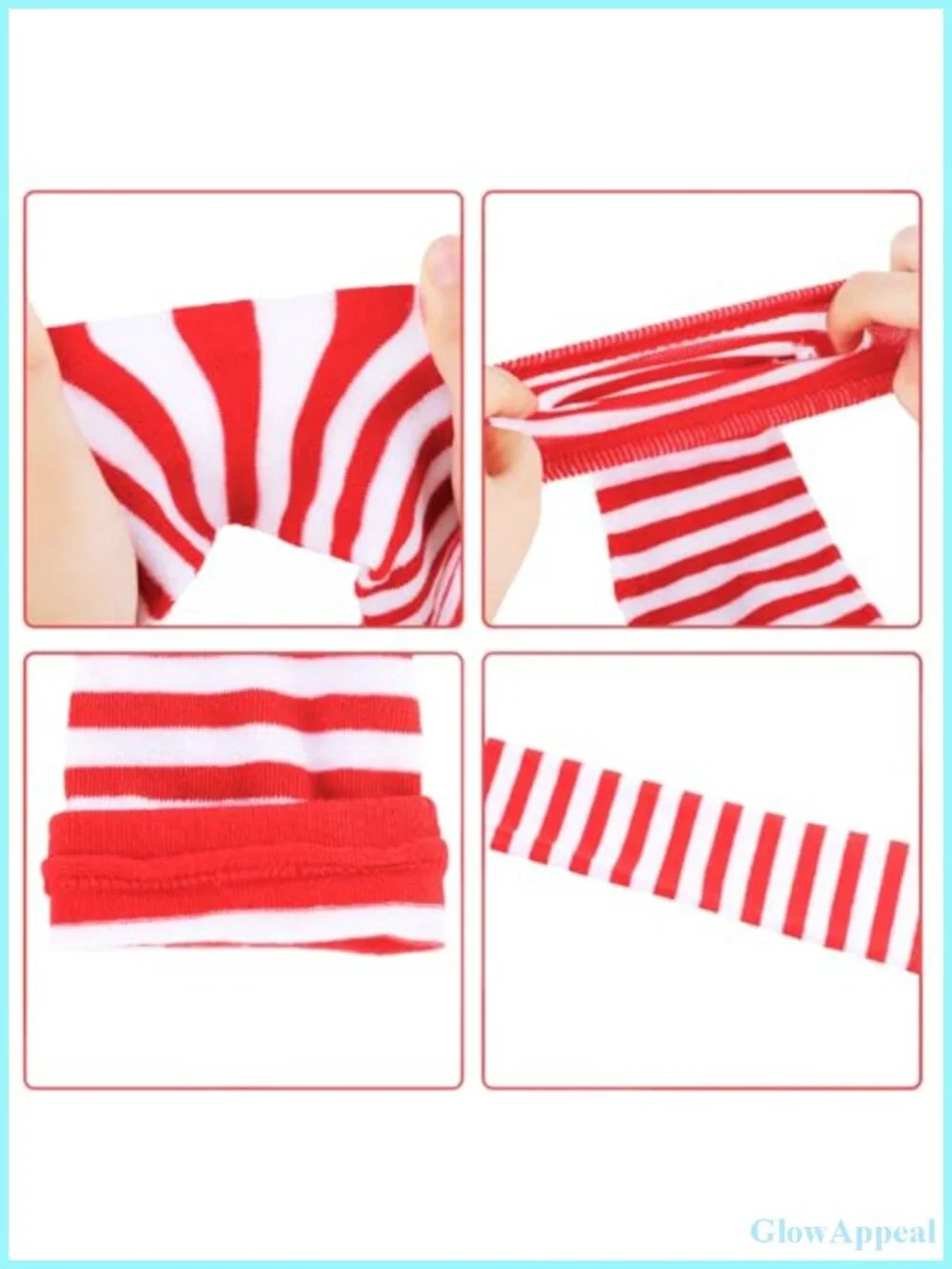 Women's Fingerless Gloves Arm Warmers - Stretchy Knit Accessory for Cosplay,